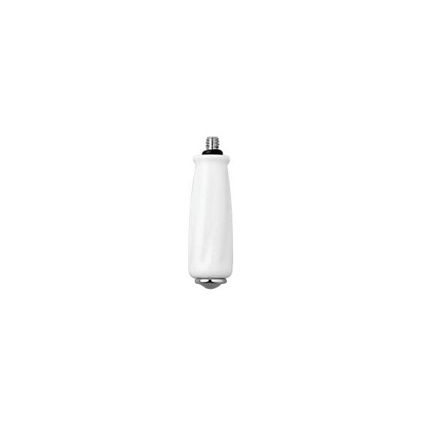 Porcelain/Chrome Replacement Handle Knob Insert